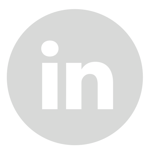 Linkedin Circle Gray 512