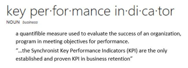 Sychronist KPI